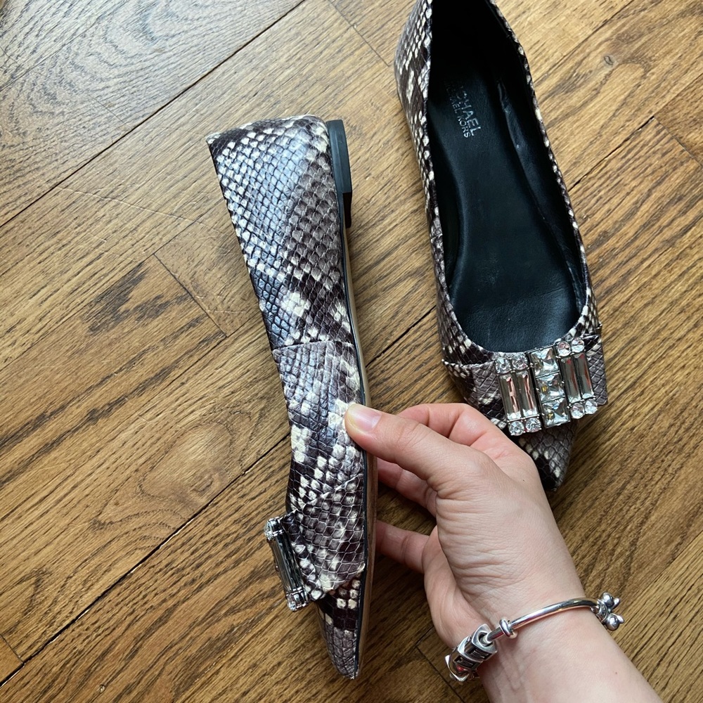 Michael Kors Michelle Flats Python - image 5